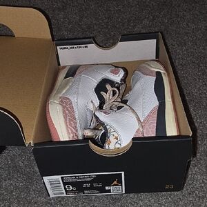 Jordan Toddler Shoes - White and Pink